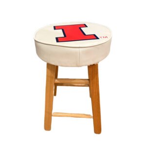 Logo Wood Locker Stool