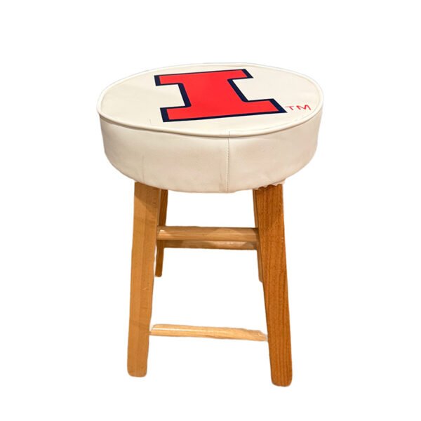 Logo Wood Locker Stool