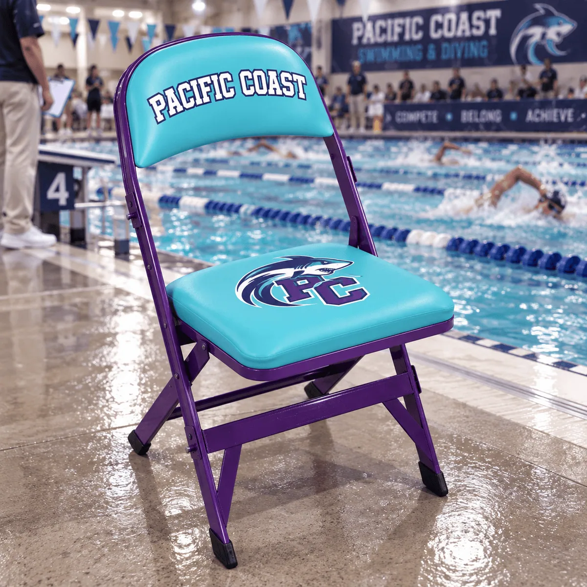 Custom Team Chair for College Swimming